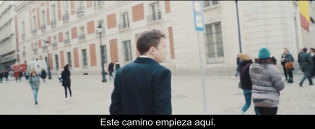 Una imagen del vídeo de Errejón