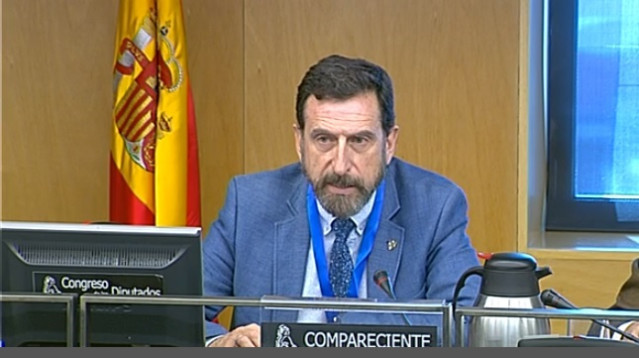 El director de la Ertzaintza, Gervasio Gabirondo, comparece en el Congreso
