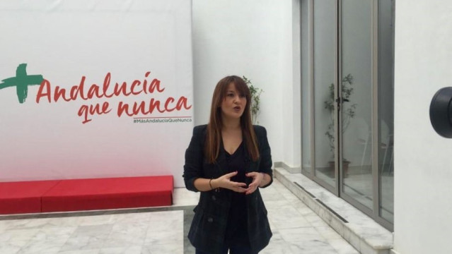 La secretaria general del PSOE de Sevilla, Verónica Pérez