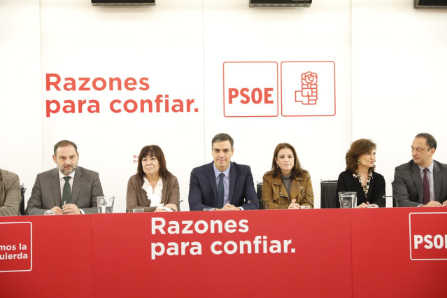 Reunión de la Comisión Ejecutiva Federal del PSOE