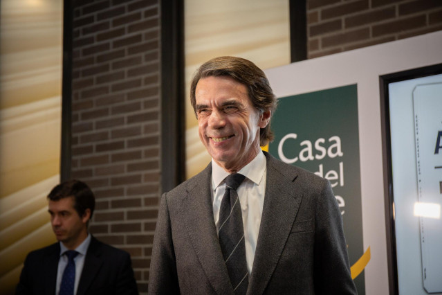 El expresidente Aznar presenta su libro El futuro es hoy en Barcelona