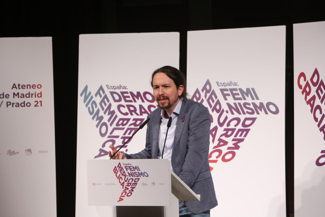 Iglesias, participa en las jornadas 'España: Feminismo, República y Democracia'