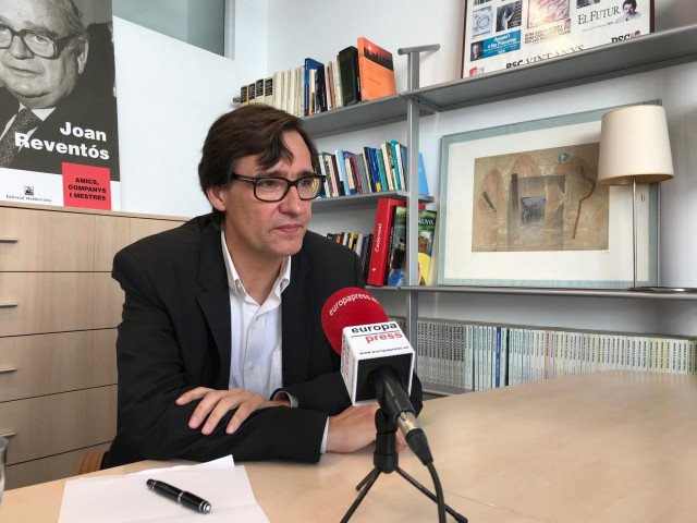 El secretario de Organización del PSC, Salvador Illa.