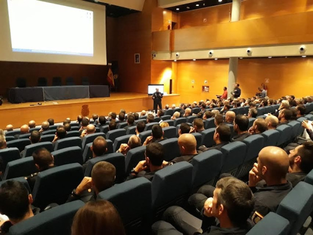 La Policía repasa en Canillas detalles del dispositivo del River-Boca en Madrid