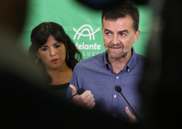 En Sevilla, rueda de prensa de la coordinadora de Podemos Andalucía, Teresa Rodr