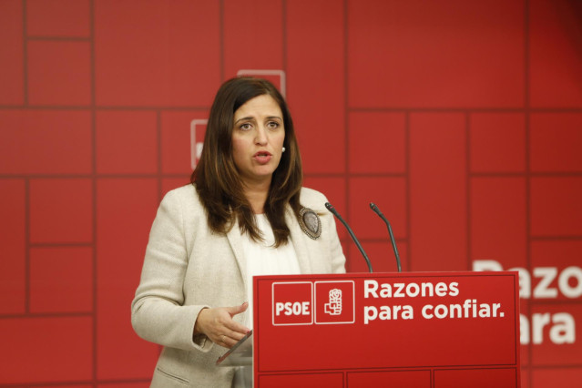 Rueda de prensa del PSOE tras la reunión del Comité Electoral del partido