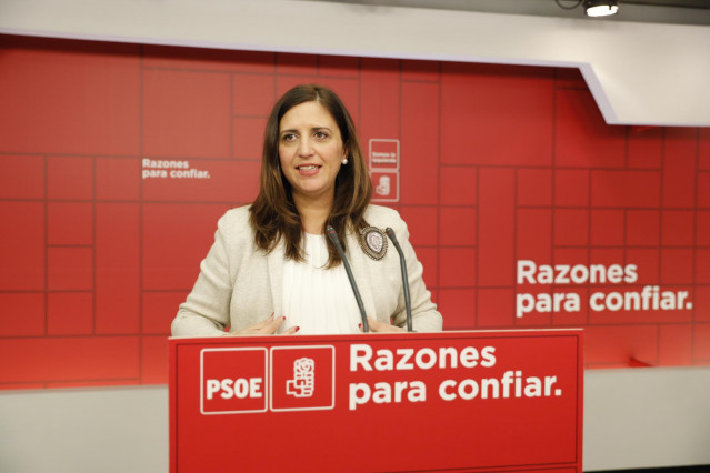 Rueda de prensa del PSOE tras la reunión del Comité Electoral del partido