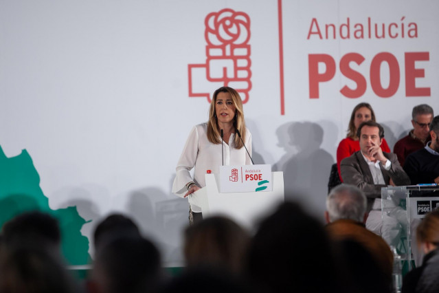 Susana Díaz en el Comité Director del PSOE-A