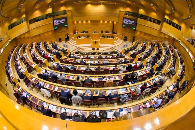 Hemiciclo del Senado durante un Pleno