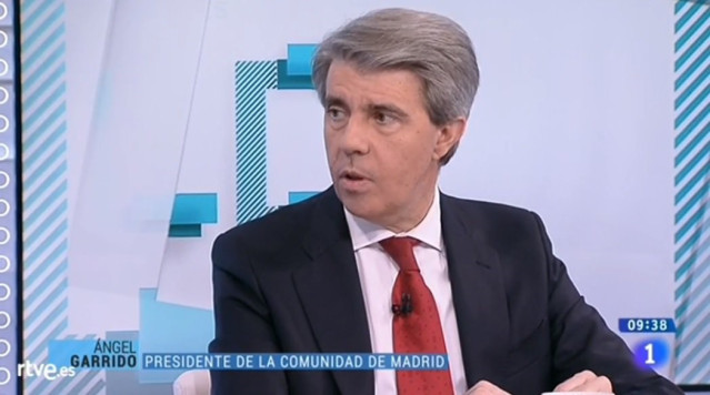 El presidente de la Comunidad de Madrid, Ángel Garrido