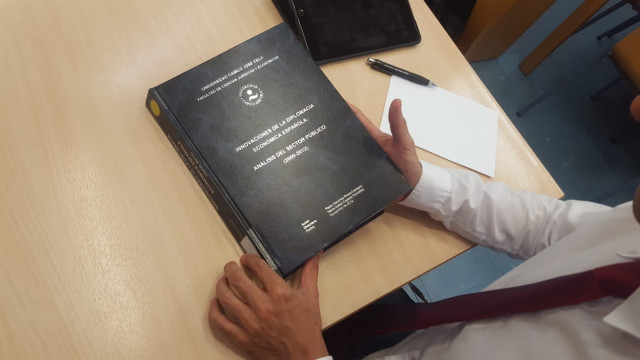Tesis doctoral de Pedro Sánchez enla universidad Camilo José Cela
