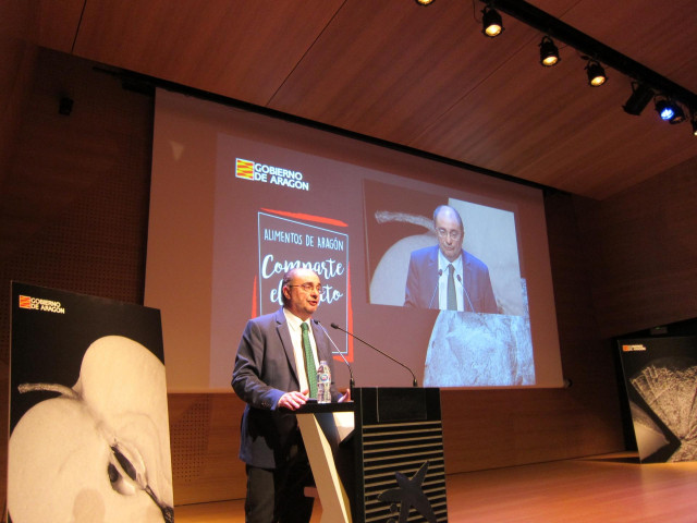 El presidente de Aragón, Javier Lambán