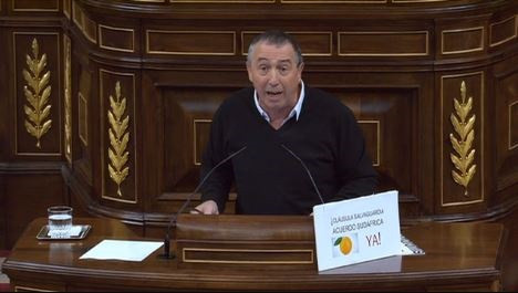El portavoz de Compromís en el Congreso, Joan Baldoví