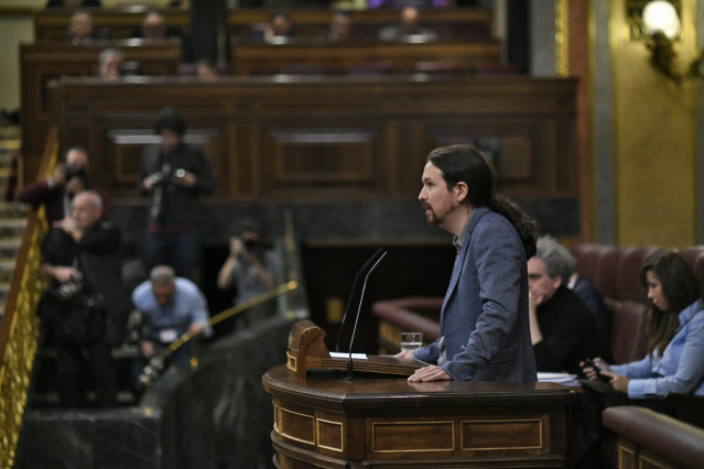 Pedro Sánchez comparece en el Congreso para informar de la situación en Cataluña