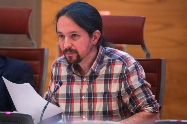 Pablo Iglesias comparece en Comisión de Investigación sobre la financiación de l