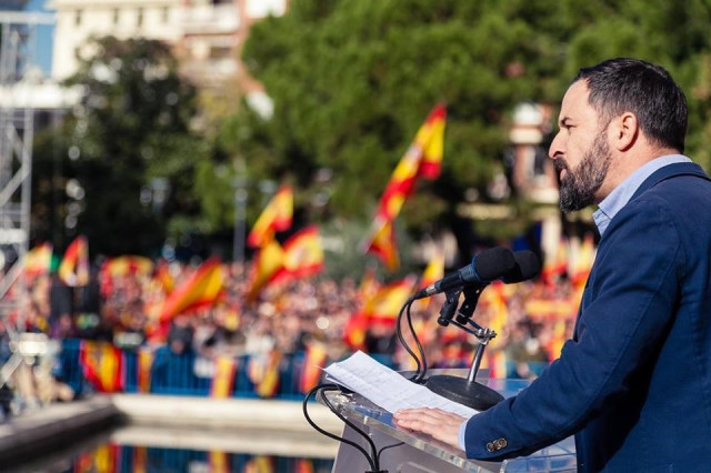 El presidente de VOX España, Santiago Abascal
