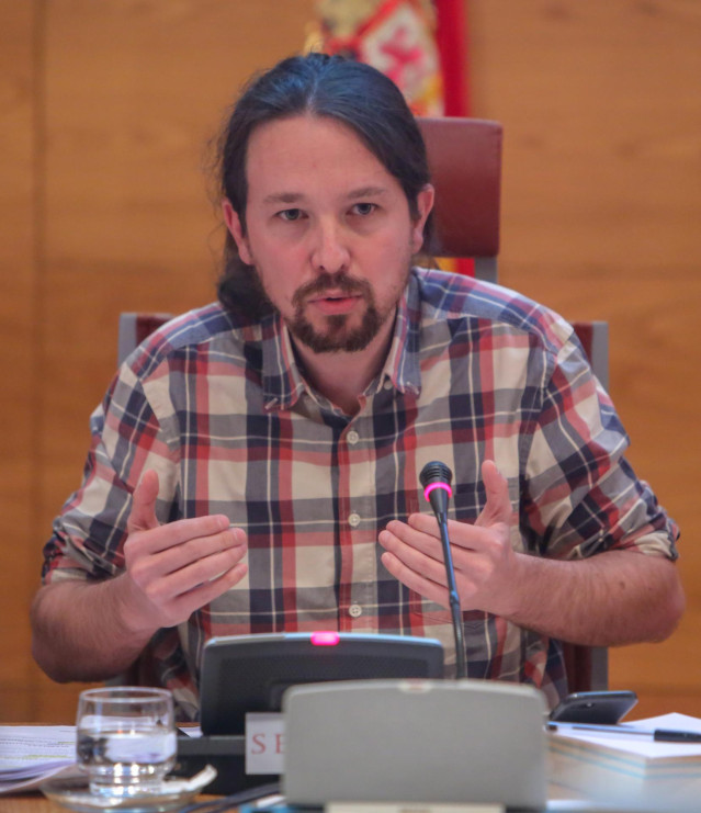 Pablo Iglesias comparece en Comisión de Investigación sobre la financiación de l