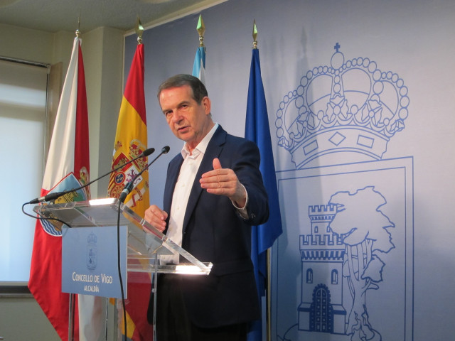 El alcalde de Vigo, Abel Caballero, en el Concello.