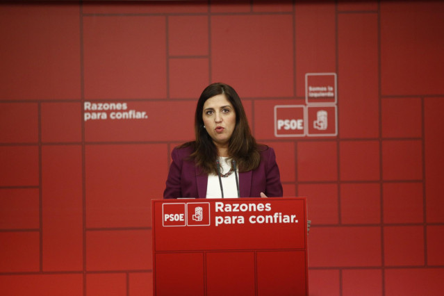 Rueda de prensa del PSOE sobre actualidad política
