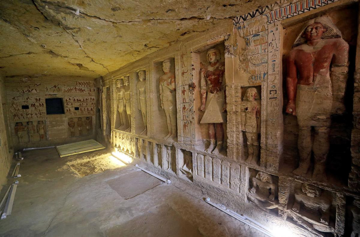 Descubren una tumba de 4.400 au00f1os de antigu00fcedad en Egipto