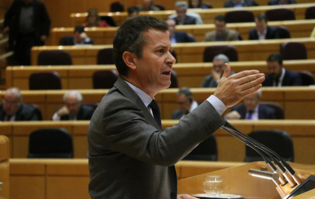 Jokin Bildarratz, en el Pleno del Senado