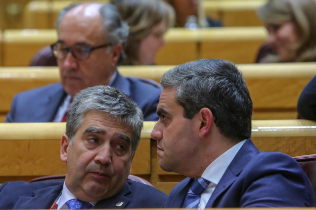 Ignacio Cosidó, en la sesión plenaria en el Senado