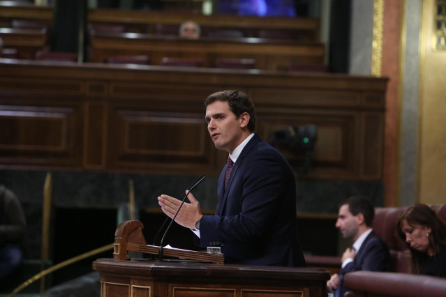 Sesión Plenaria en el Congreso de los Diputados para la toma en consideración de