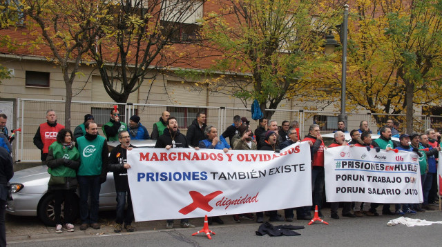 Concentración de sindicatos prisiones