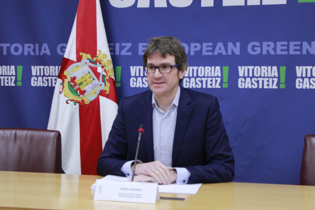 Foto de archivo de Gorka Urtaran, alcalde de Vitoria