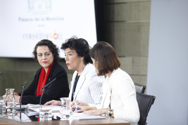 Rueda de prensa tras el Consejo de Ministros