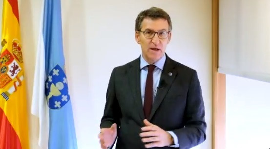 Alberto Núñez Feijóo felicita la Navidad y el Año Nuevo 2019 con un vídeo