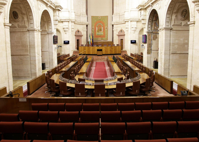 Pleno del Parlamento andaluz