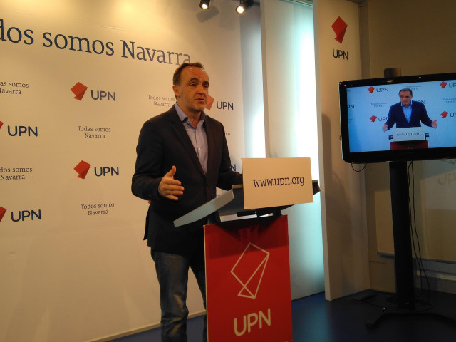 El presidente de UPN, Javier Esparza