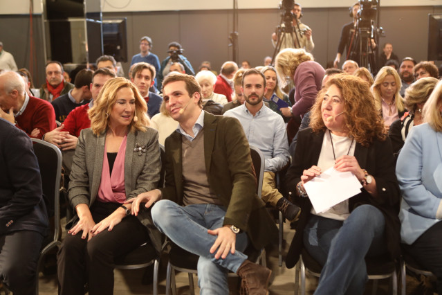 El presidente del PP, Pablo Casado, presenta los candidatos del PP en Navarra
