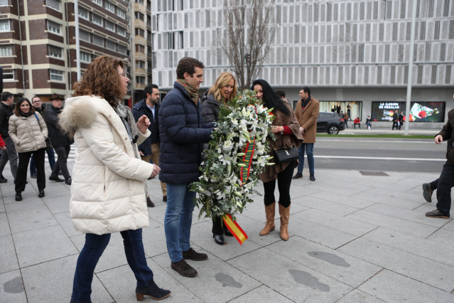 El presidente del PP, Pablo Casado, presenta las candidatas del PP en Navarra