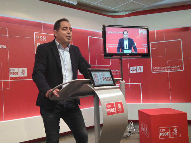El secretario de Organización del PSN, Ramón Alzórriz