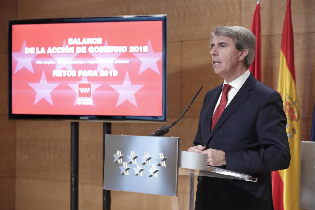 El presidente de la Comunidad de Madrid, Ángel Garrido