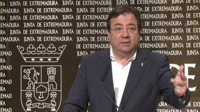 El presidente de Extremadura, Guillermo Fernández