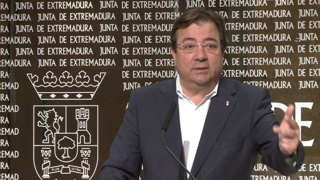 El presidente de Extremadura, Guillermo Fernández