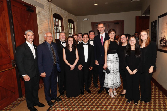 Los Reyes en la cena oficial en San Antonio (Texas) el pasado mes de junio