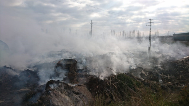 Incendio en Sollana