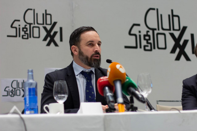 Santiago Abascal protagoniza un Desayuno Informativo del Club Siglo XXI