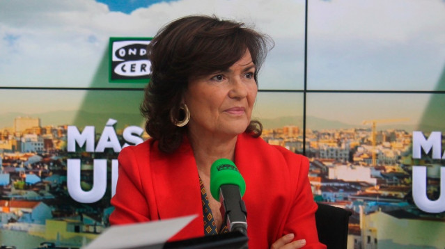 Entrevista en Onda Cero a la vicepresidenta del Gobierno, Carmen Calvo