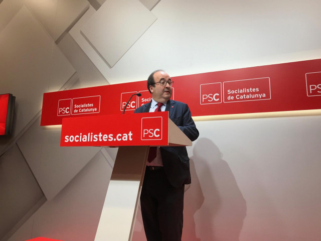 El primer secretario del PSC, Miquel Iceta