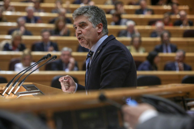 Ignacio Cosidó, portavoz del PP en el Senado, durante un Pleno de la Cámara Alta