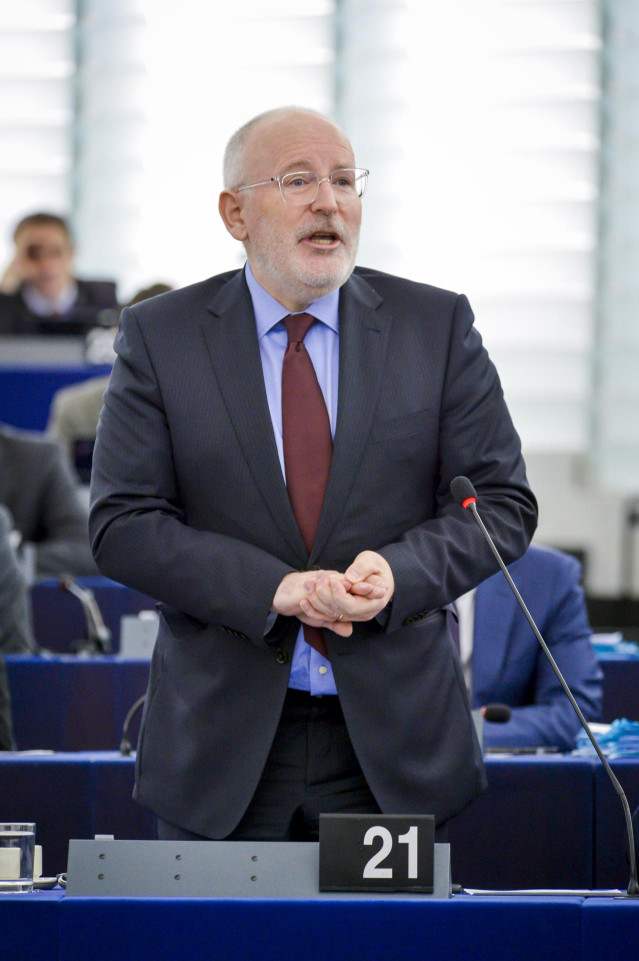 EU Parliament session on Brexit in Strasbourg