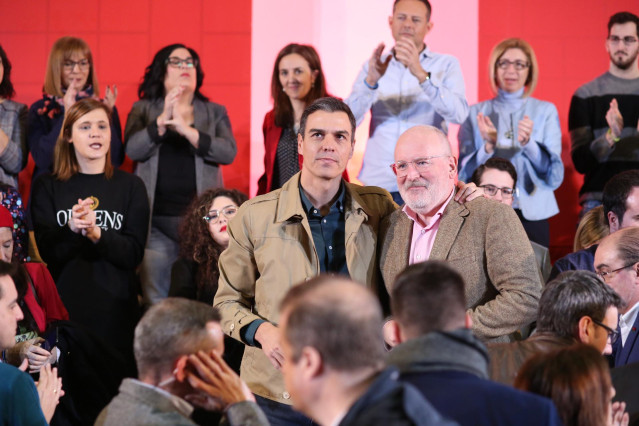 Acto del PSOE para presentar las candidaturas de Javier Lambán a la presidencia