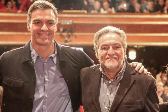 Acto en el que Pepu Hernández se presenta como posible candidato del PSOE al Ayu