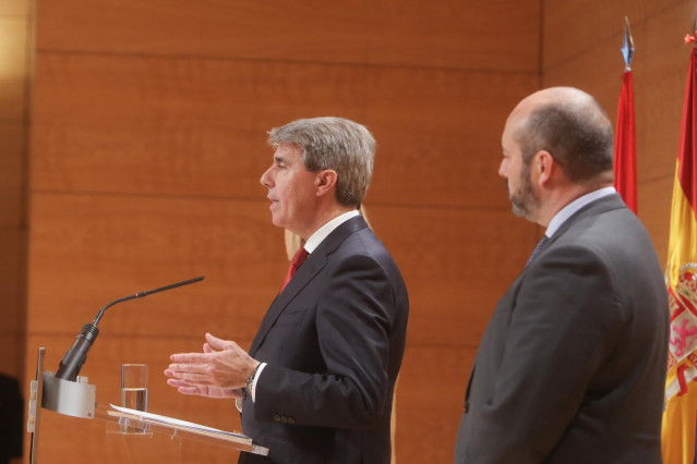 El presidente de la Comunidad de Madrid, Ángel Garrido comparece para valorar la