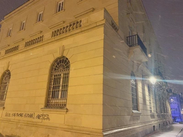 AVT condena las pintadas al Centro Memorial Víctimas del Terrorismo